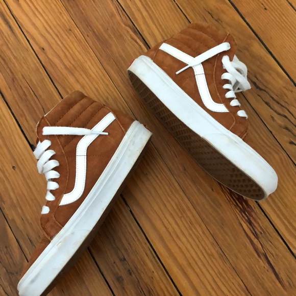 vans sk8 hi camel